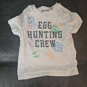 Old Navy Kids Egg Hunting Crew T-Shirt - Gray